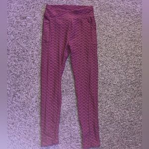 Pink Anti Cellulite Compressed Leggings